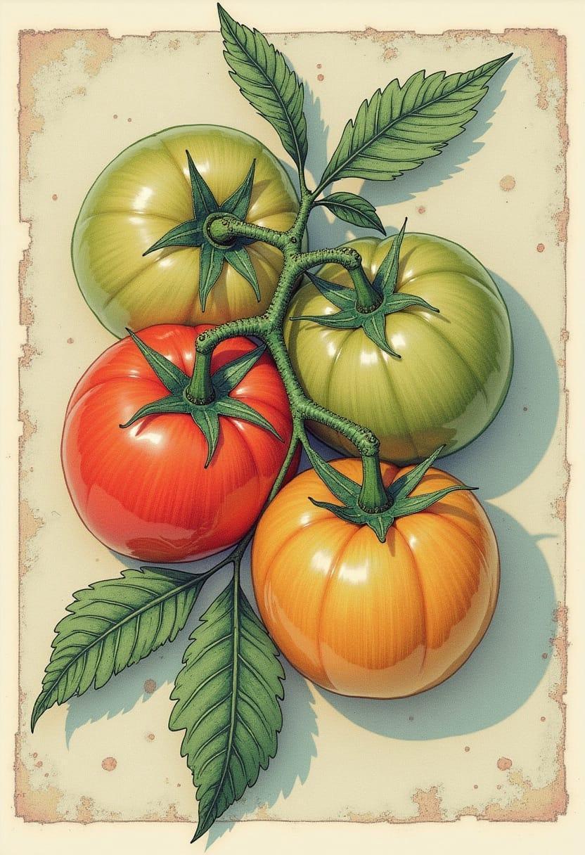 Big rainbow tomato 01