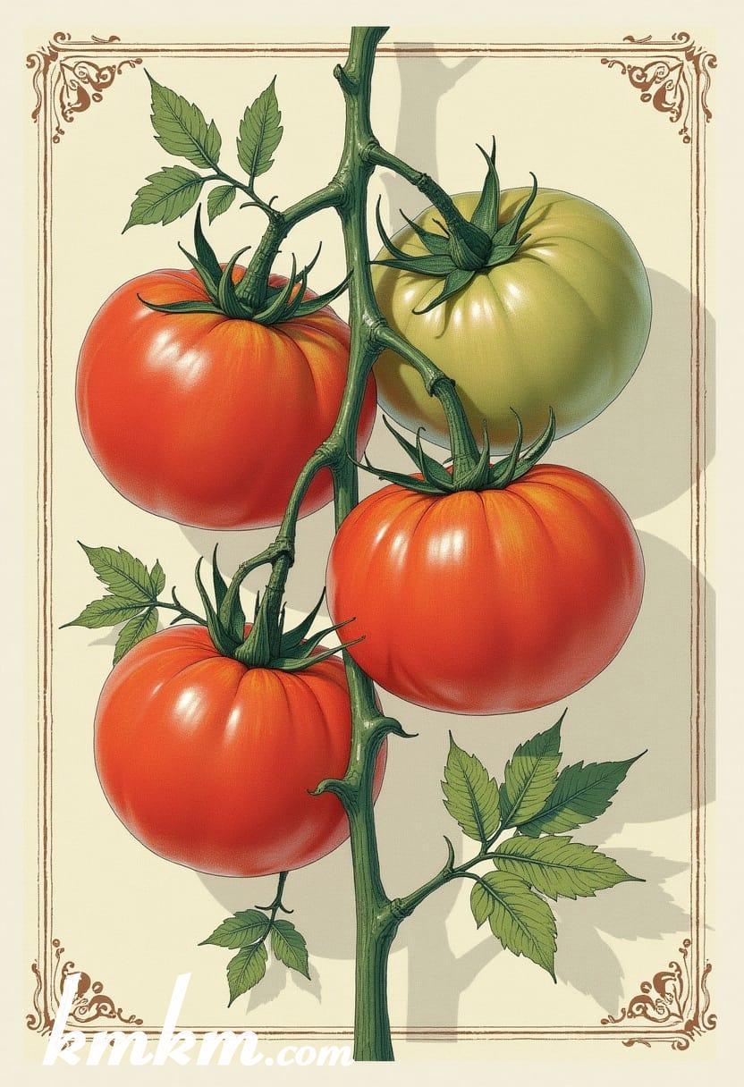 Bush goliath tomato plant 01