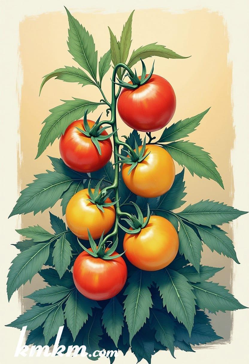 Carolina gold tomato plants 01